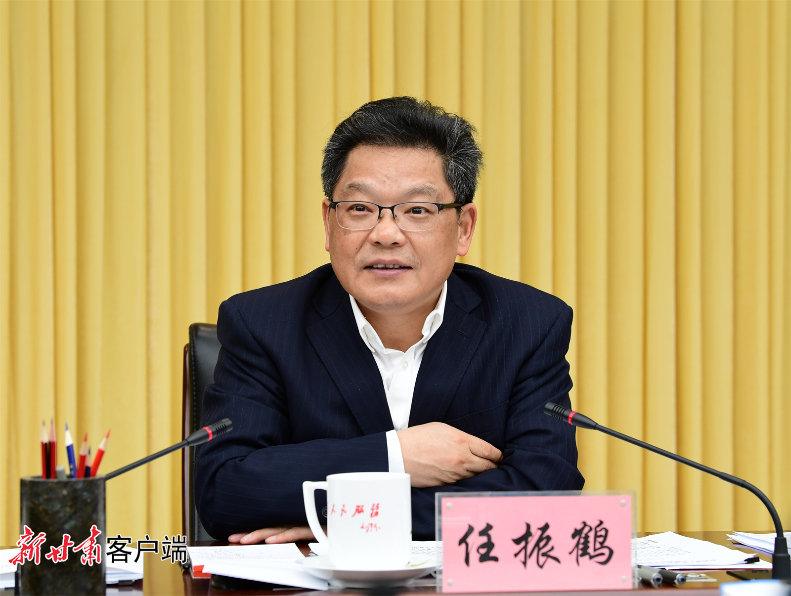 任振鹤在甘肃省深入推进高风险机构化险工作领导小组会议上强调守好