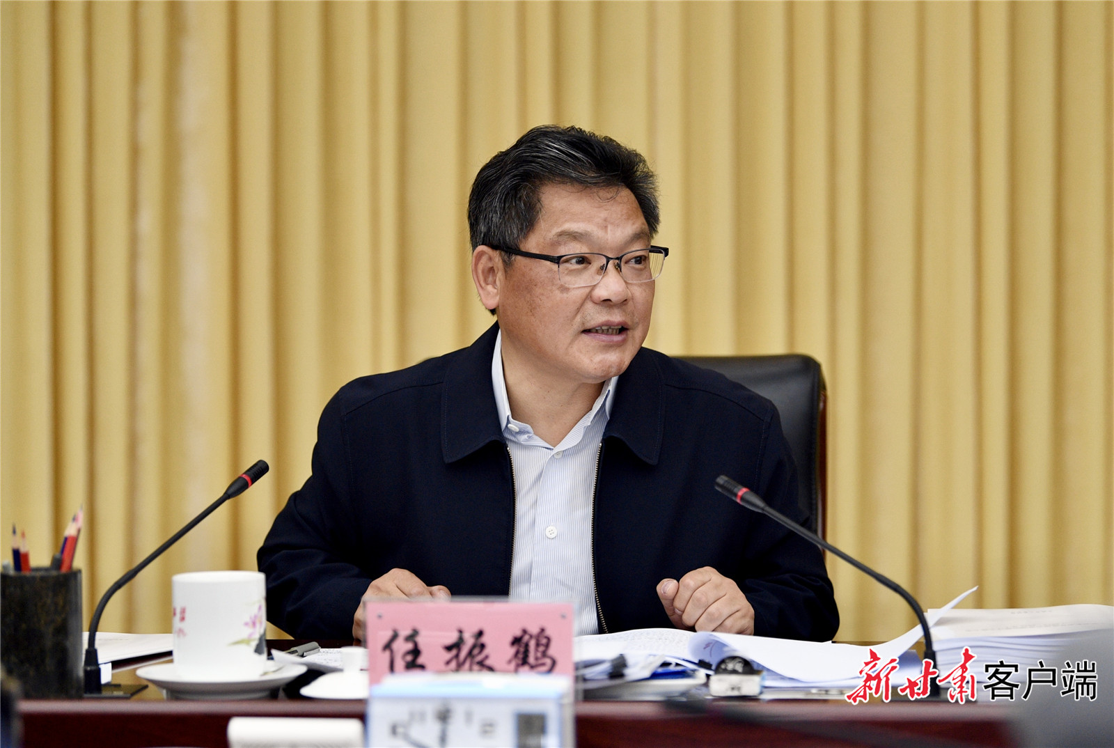 任振鹤主持召开专题会议强调:更大力度打好生态及地灾搬迁攻坚战 坚决