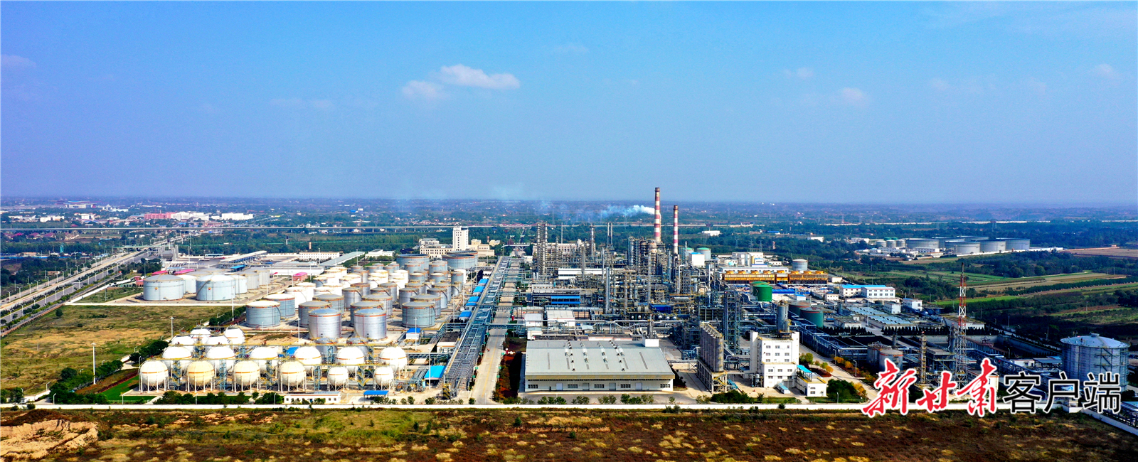 西峰区南部石化工业园区。