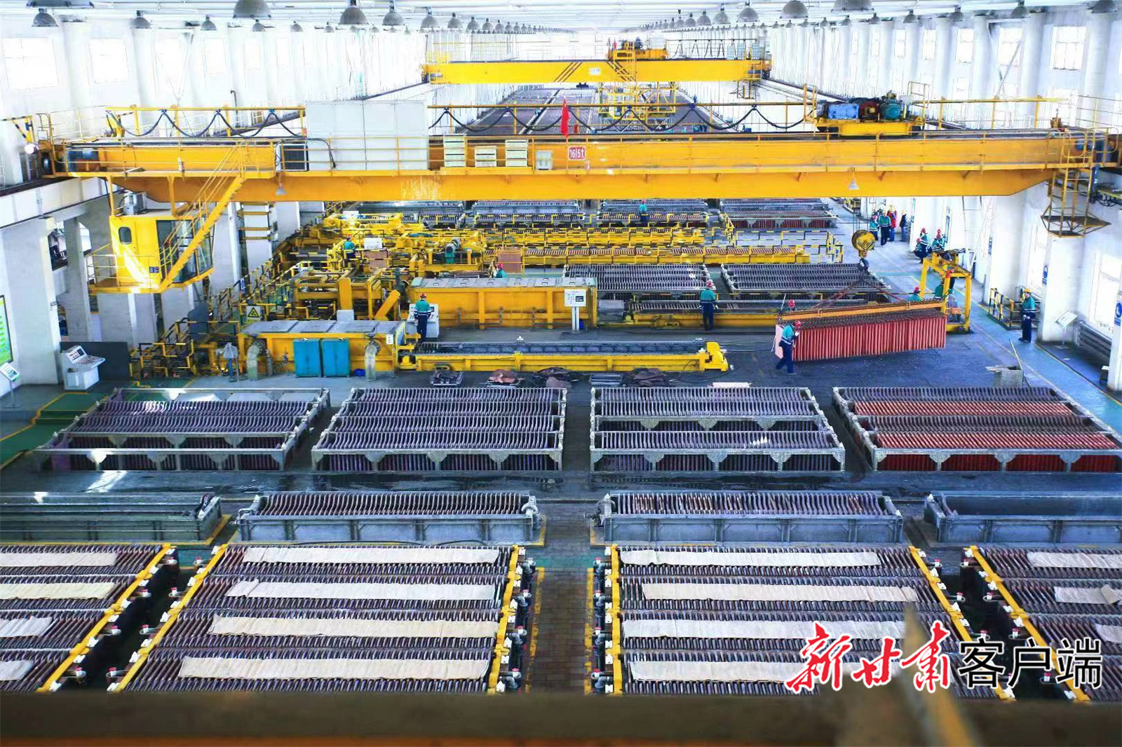 金川集团铜电解厂房