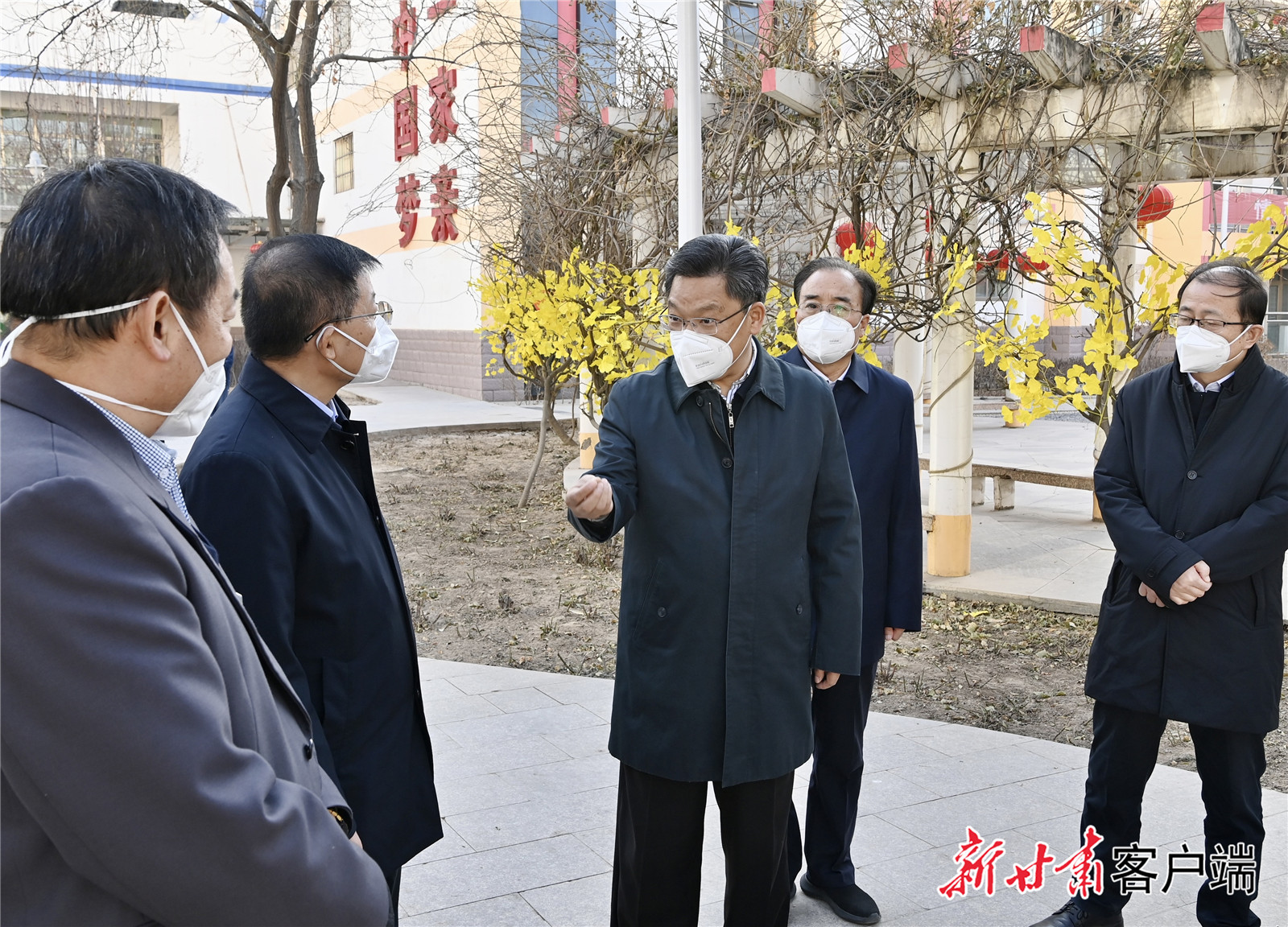 任振鹤在兰州市调研重点人群、重点机构疫情防控工作1