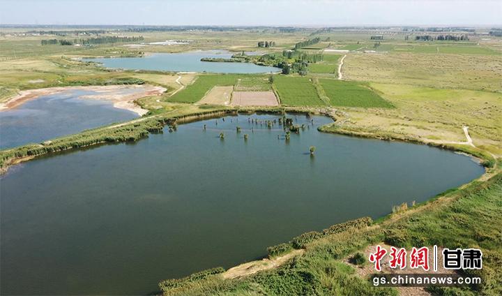 甘肃酒泉市瓜州县八道沟河环境优美。(资料图)甘肃省水利厅供图 甘肃酒泉市瓜州县八道沟河环境优美。(资料图)甘肃省水利厅供图