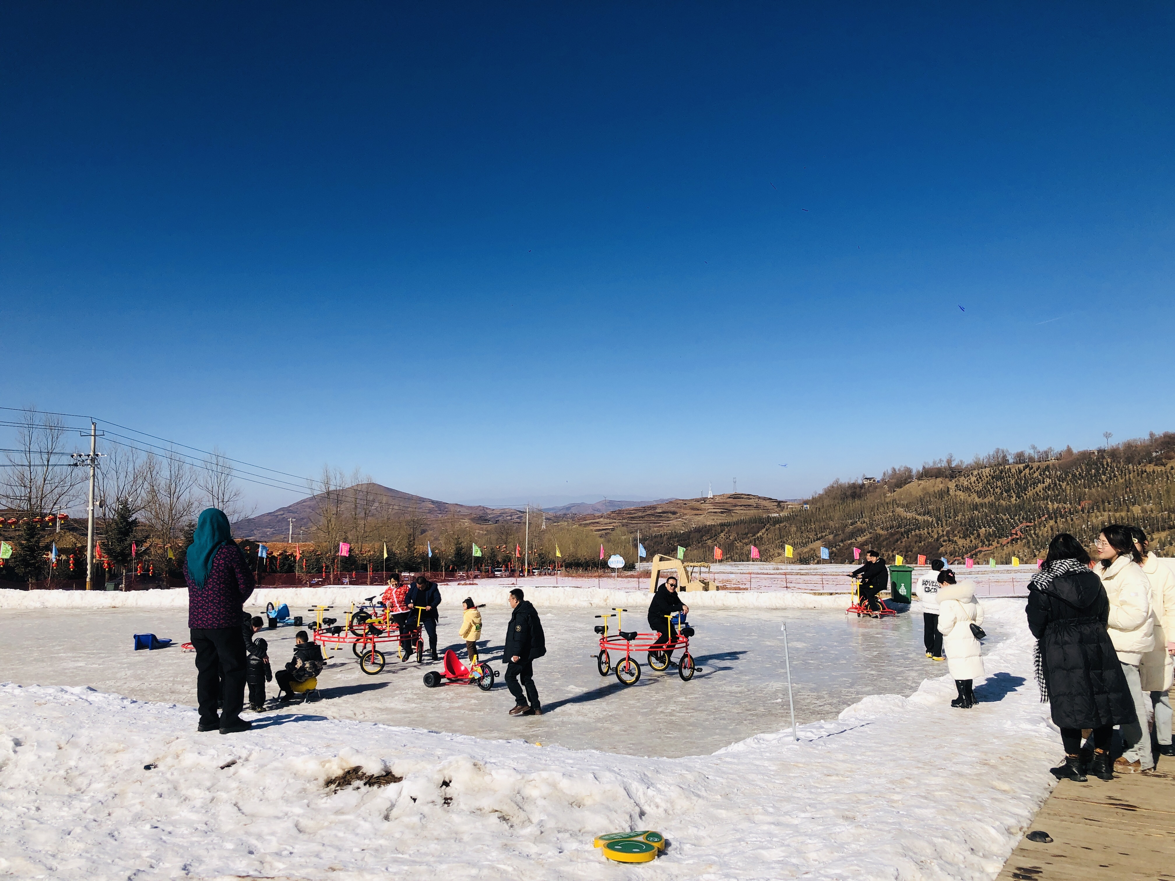 渭河源滑雪场图片