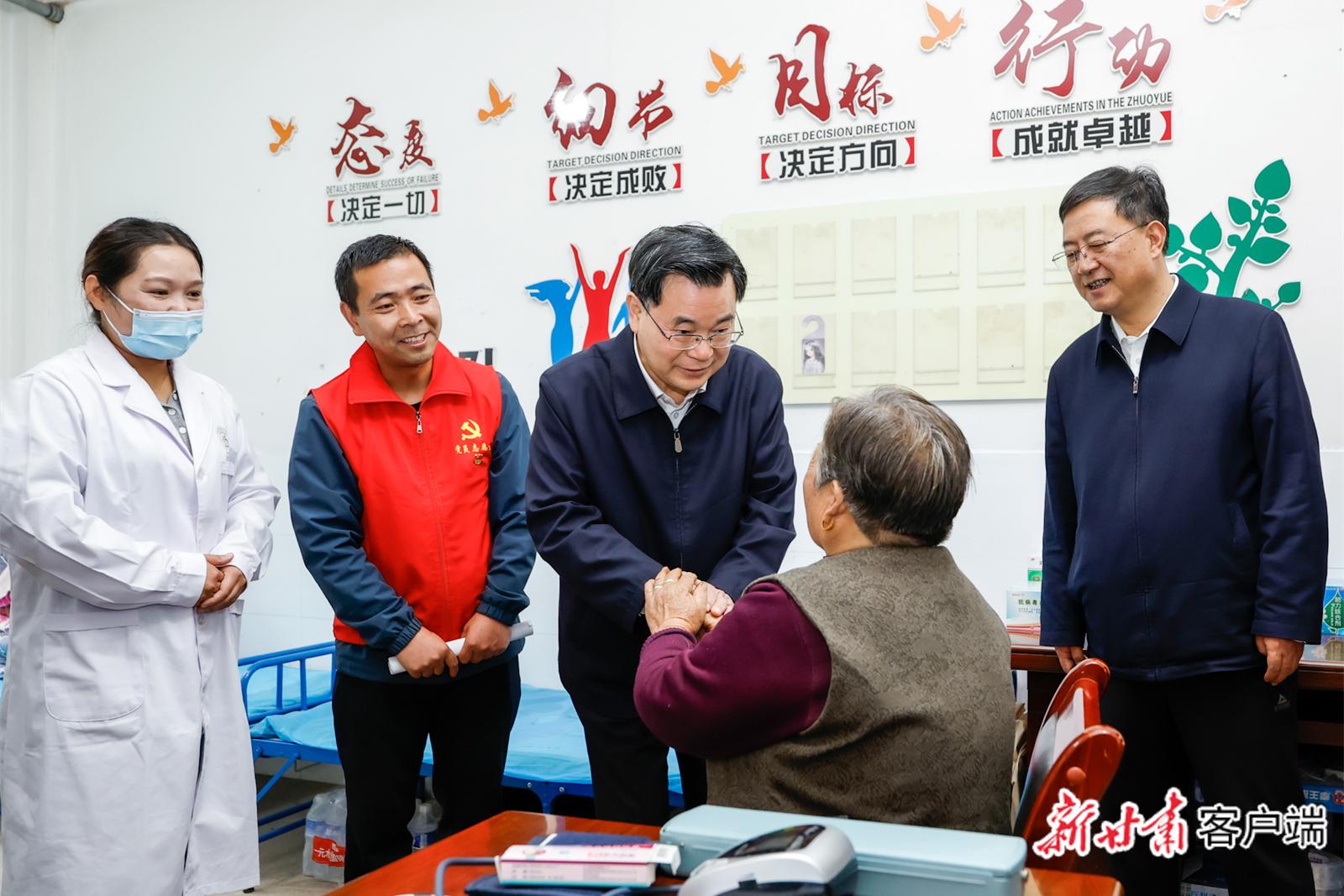 胡昌升在陇西漳县武山调研指导陇西地震灾后恢复重建工作