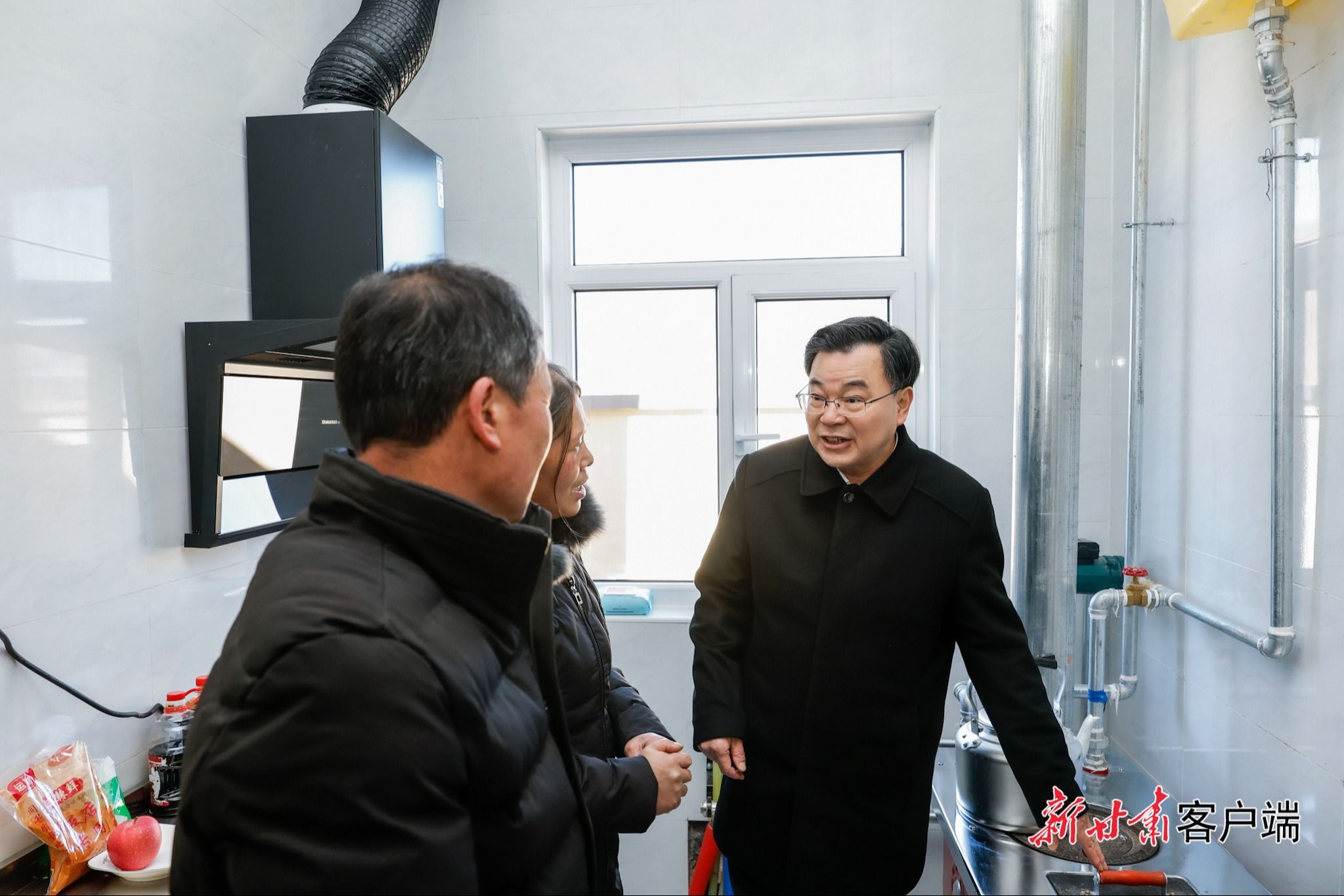 胡昌升在榆中县调研灾后恢复重建工作