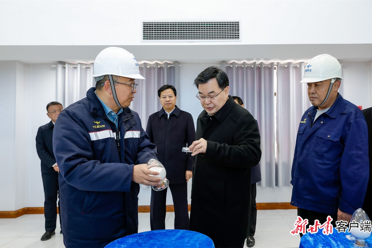 胡昌升在白银市调研