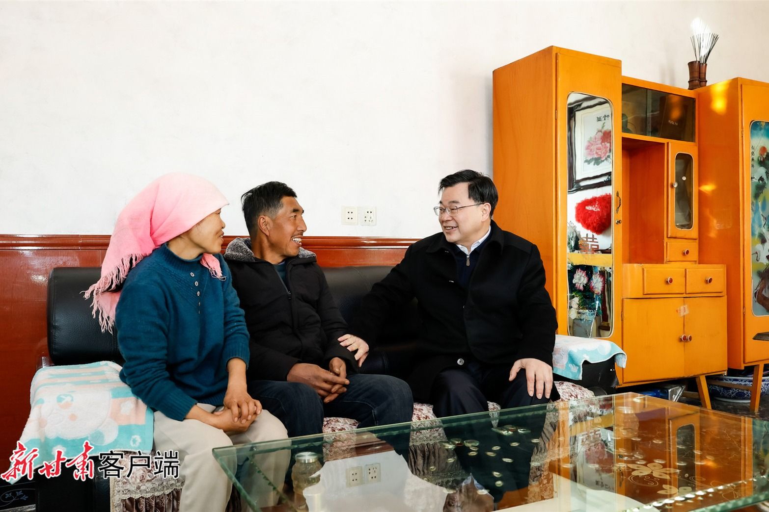 胡昌升在陇西漳县武山调研地震灾后恢复重建工作