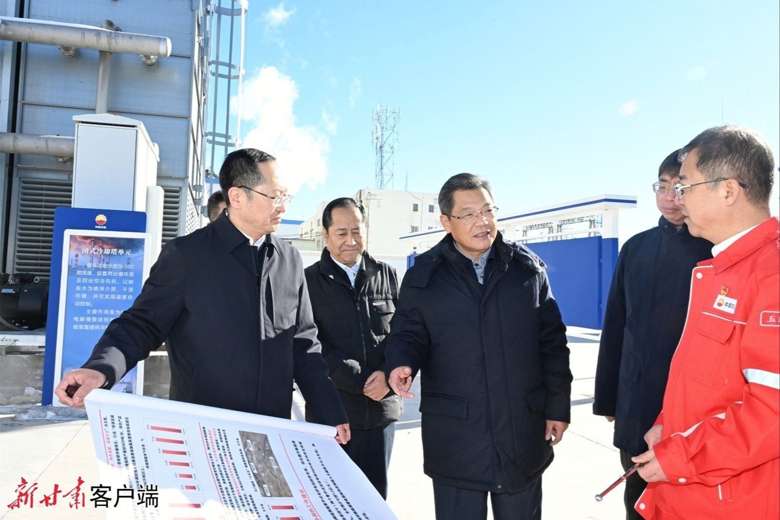 任振鹤在玉门市调研