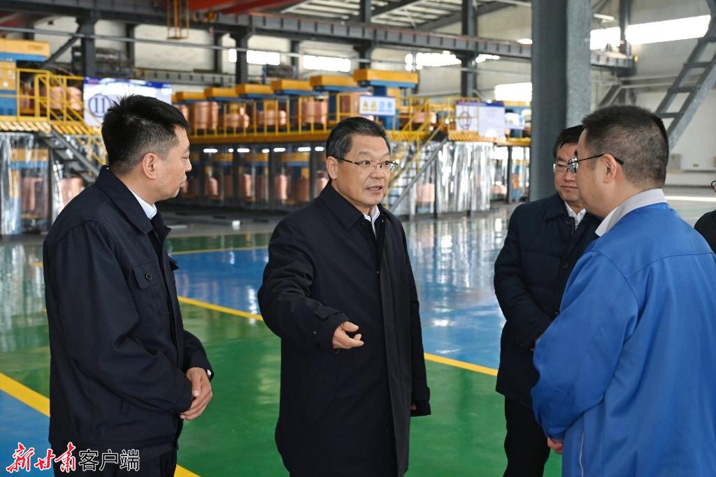 任振鹤在白银市兰州市调研