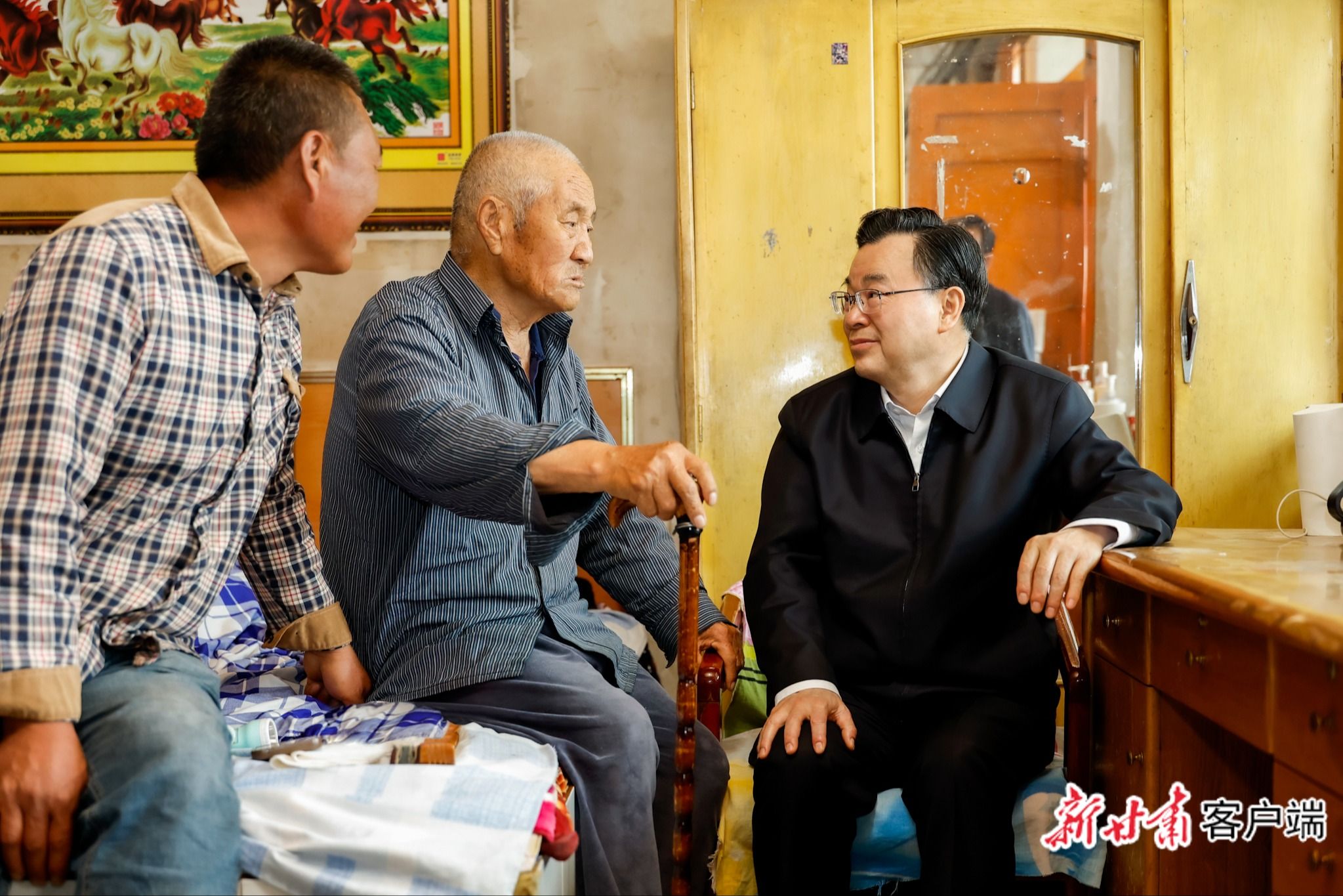 胡昌升在白银市调研