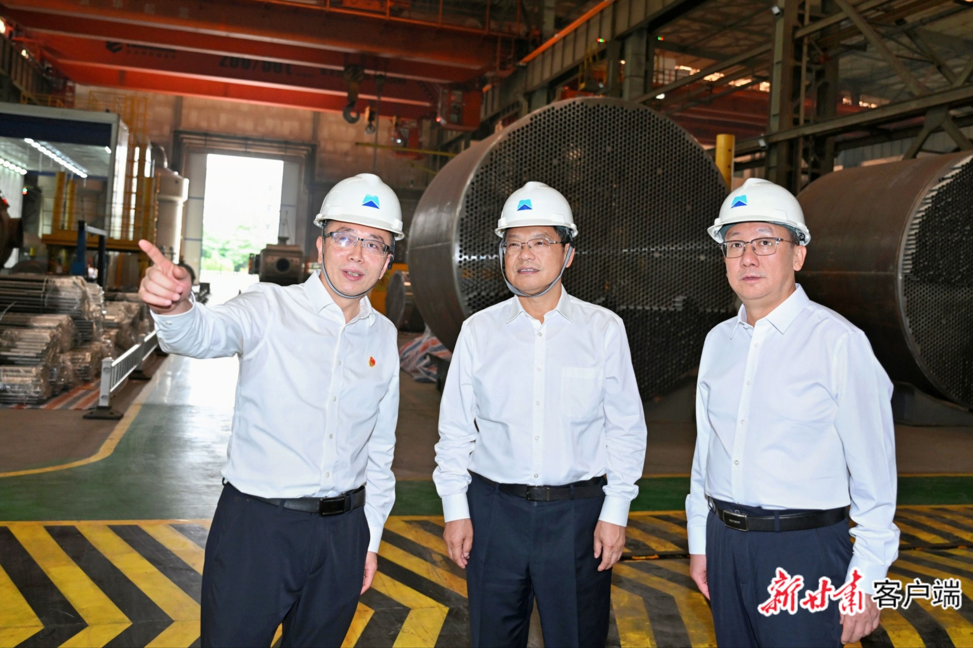 任振鹤在兰州市调研经济工作