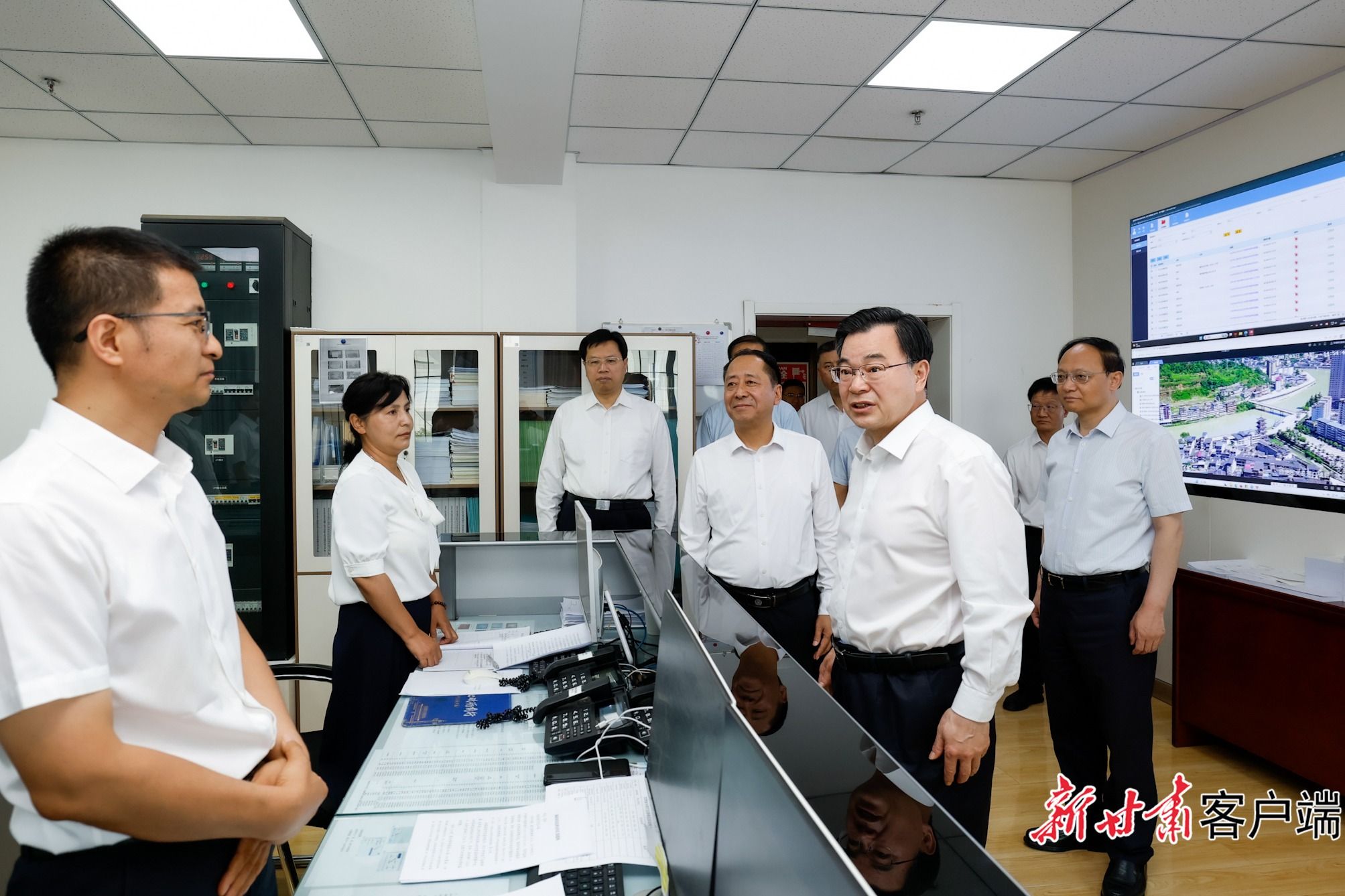 胡昌升在省水利厅省自然资源厅调度防汛减灾和地质灾害防治工作