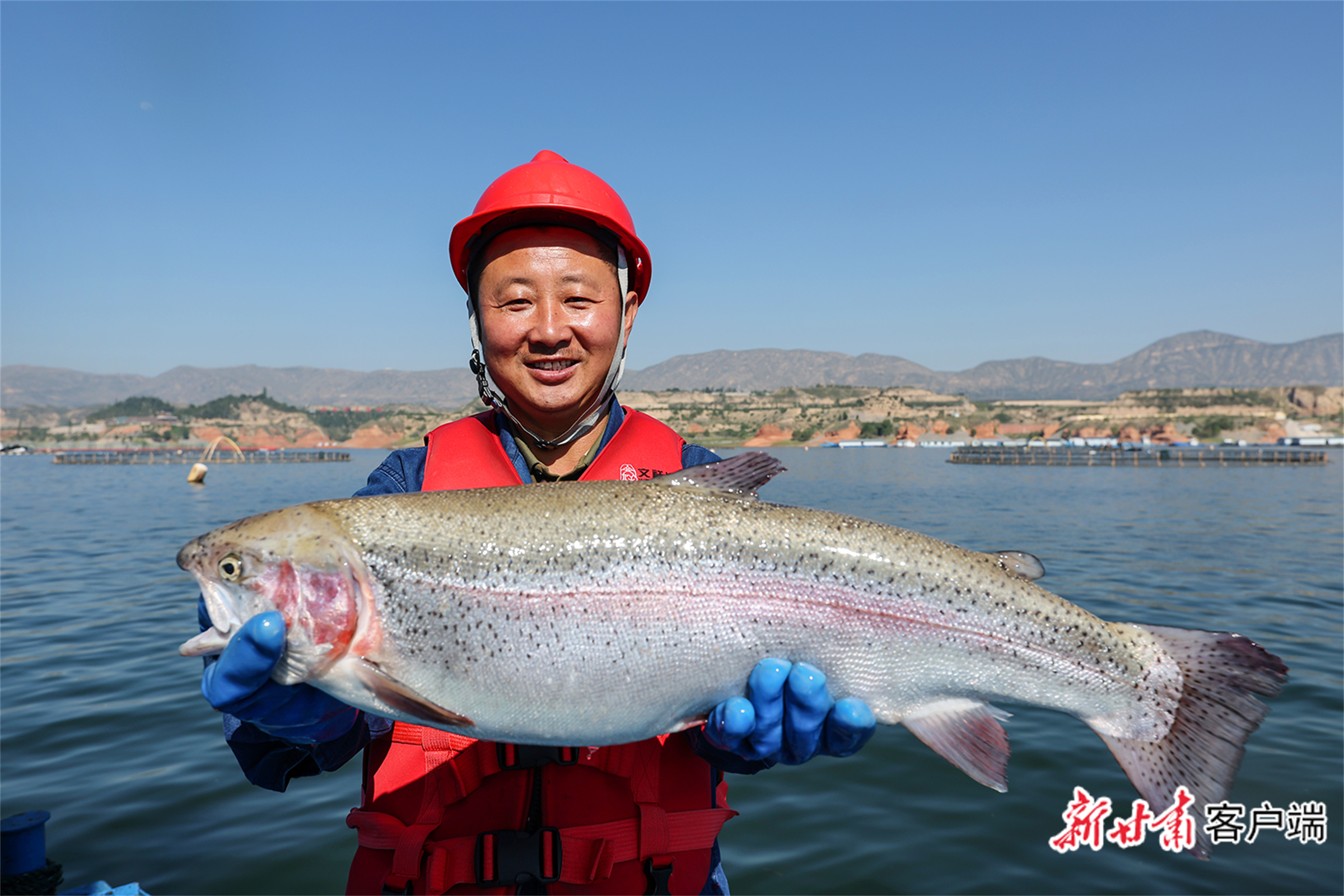 永靖县首批90吨冷水鱼出口海外