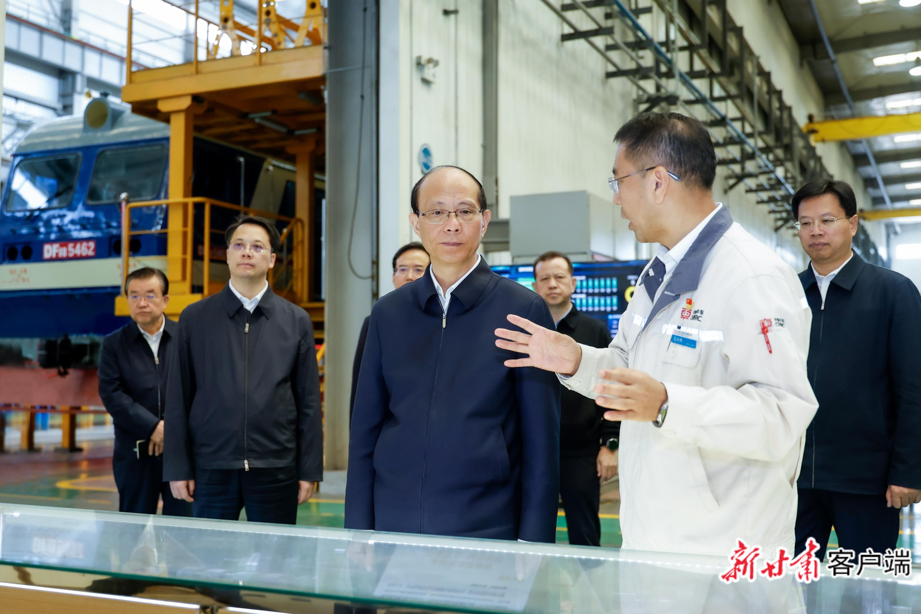 吴晓军在兰州市和兰州新区调研