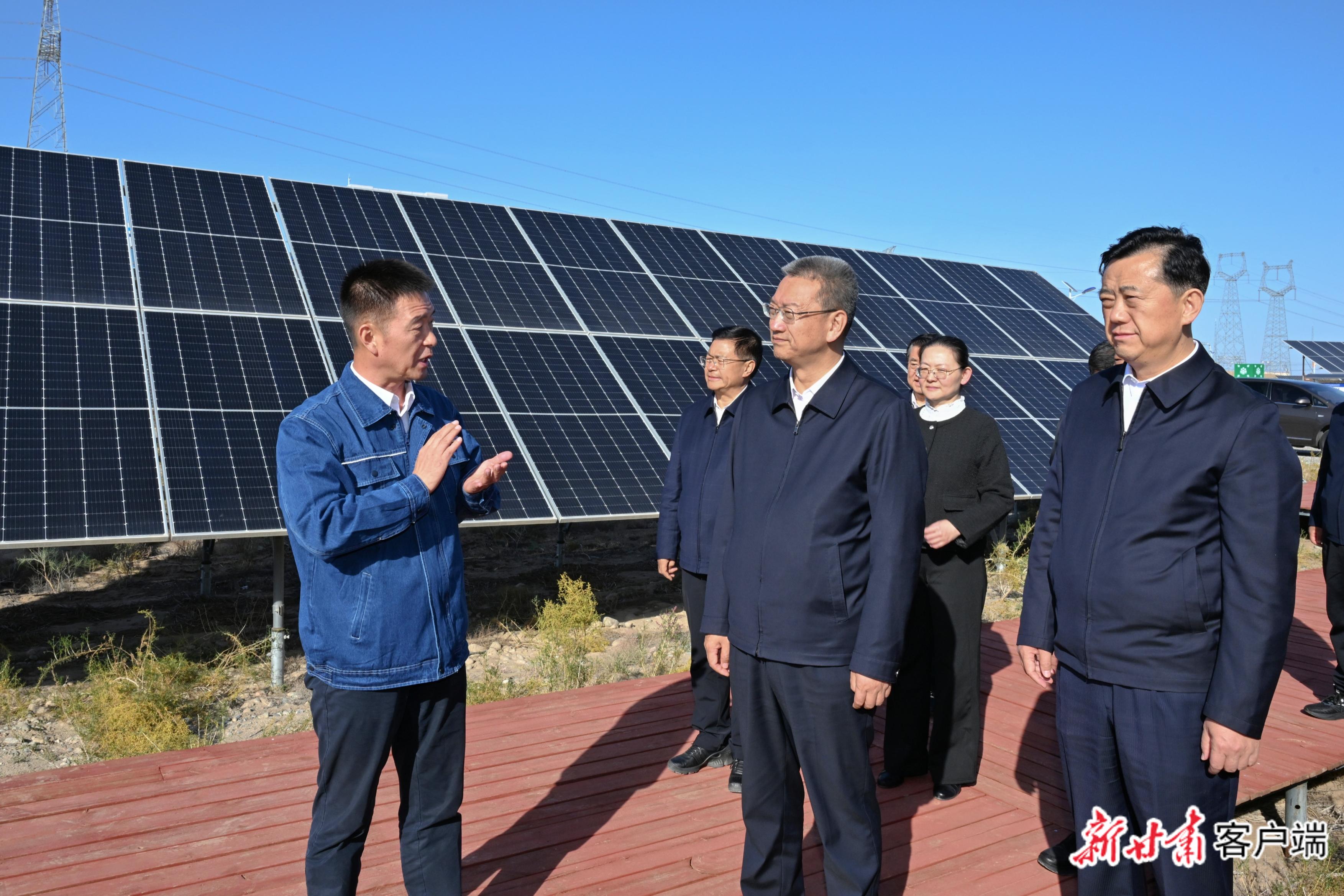 孔绍逊在武威市调研